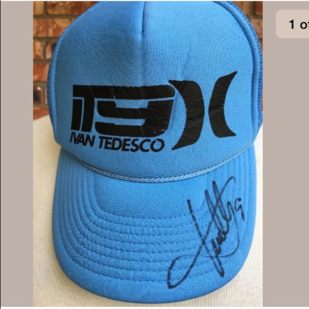 Motocross Ivan Tedesco "Hot Sauce" signed Blue Hat